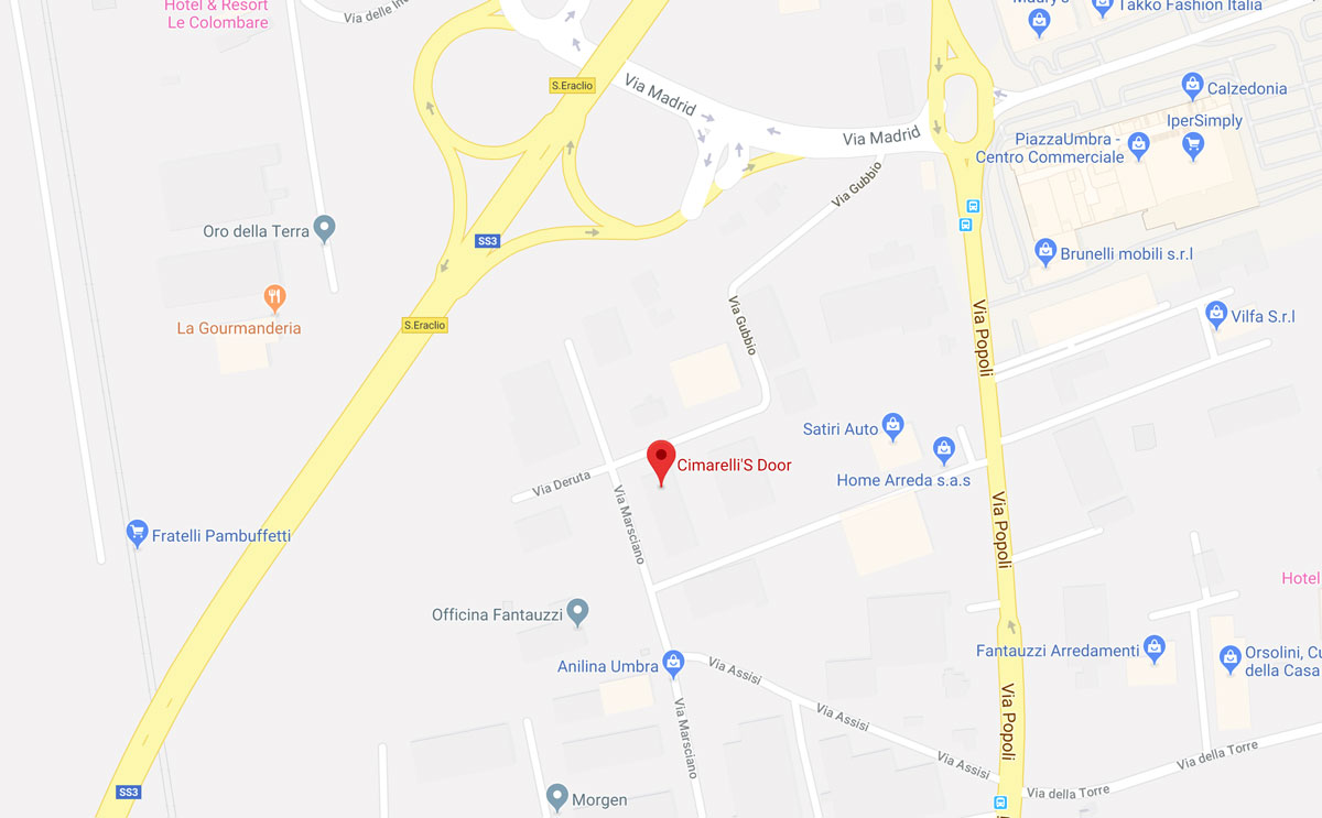 Mappa sede BUGNALL - CIMARELLI
